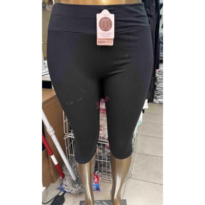 Legginsy damskie duże czarne Bixtra 2239