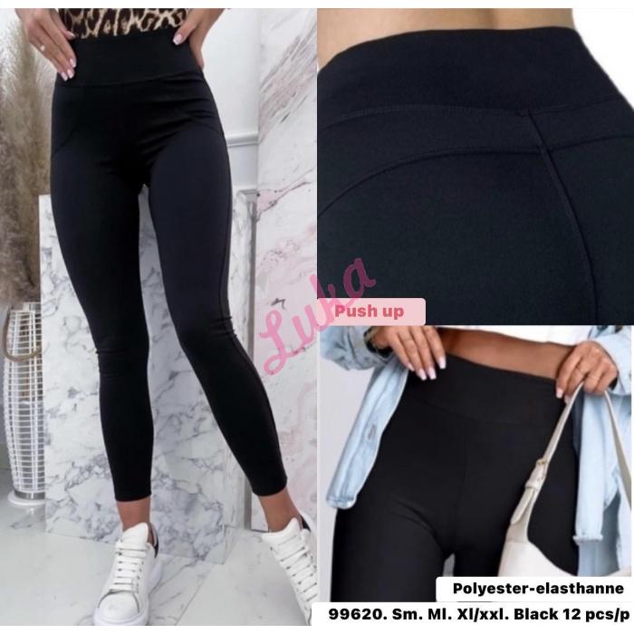 Women's black leggings 8917