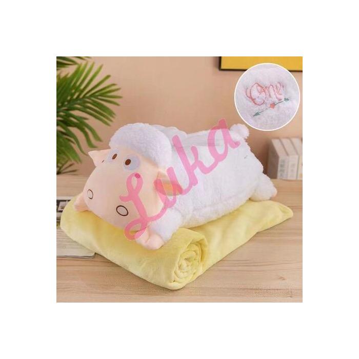 Mascot with blanket ren-