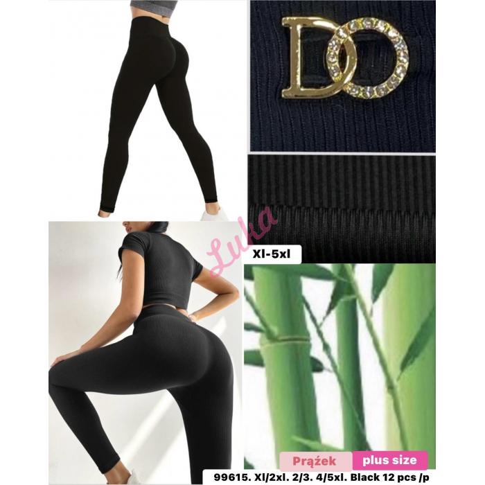 Women's black leggings 99620