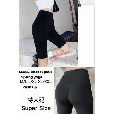 Women's black leggings 99181