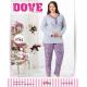 Women's turkish pajamas Dove 5610