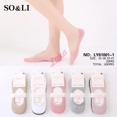 Women's ballet socks So&Li LY61001-1