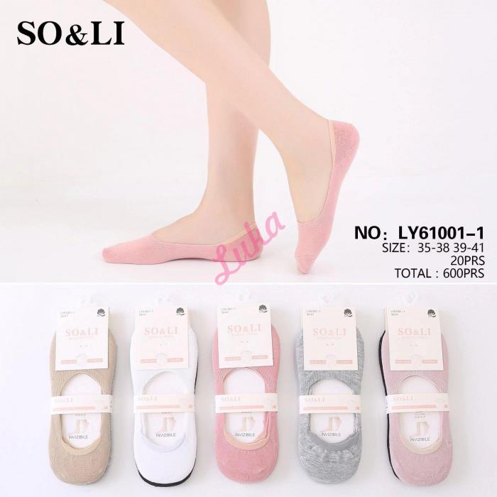 Women's ballet socks So&Li LY61001-3