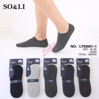 Men's low cut socks So&Li LY93001-1