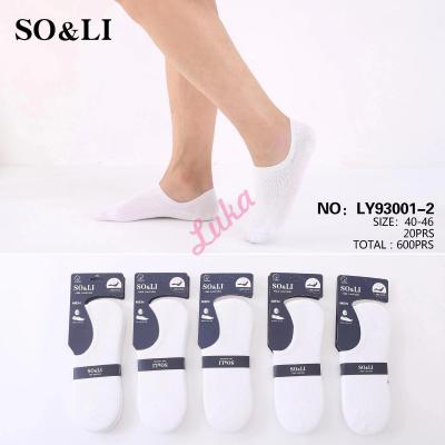Men's low cut socks So&Li LY93001-2