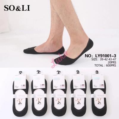 Men's ballet socks So&Li LY91001-3