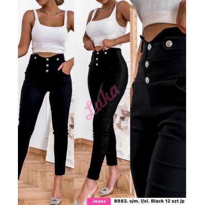 Women's black pants 8983