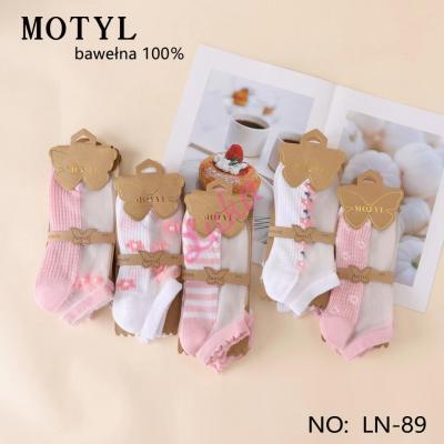 Women's low cut socks Motyl LN-89