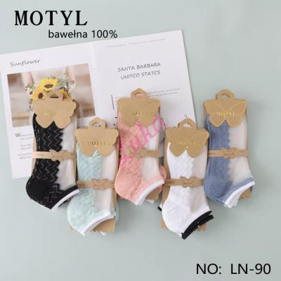 Women's low cut socks Motyl LN-90