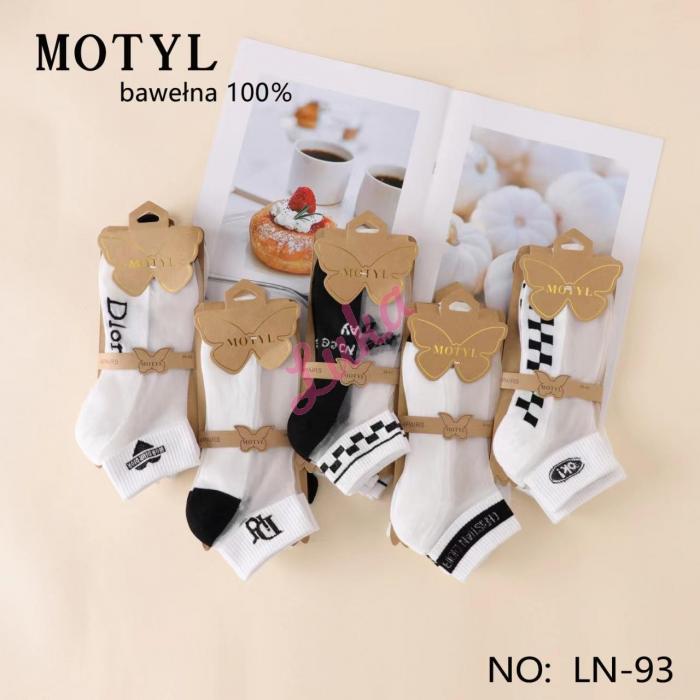 Women's low cut socks Motyl LN-92