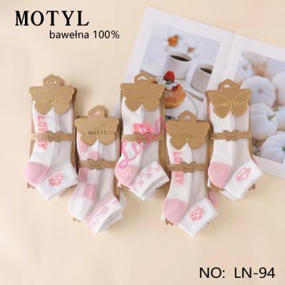 Women's low cut socks Motyl LN-94