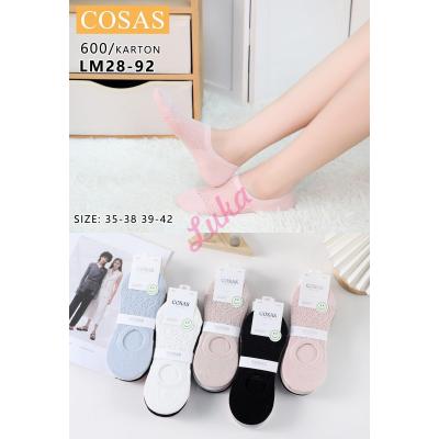 Women's low cut socks Cosas LM28-92