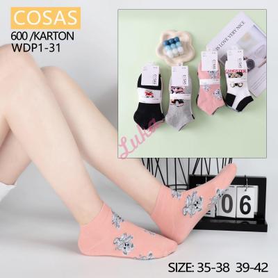 Women's low cut socks Cosas WDP1-31