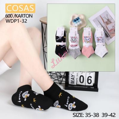 Women's low cut socks Cosas WDP1-32