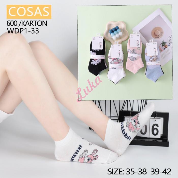 Women's low cut socks Cosas WDP1-32