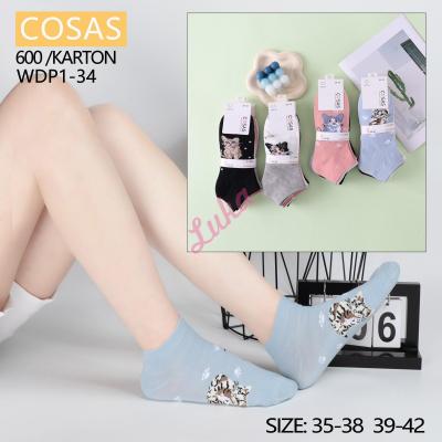 Women's low cut socks Cosas WDP1-34