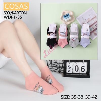 Women's low cut socks Cosas WDP1-35