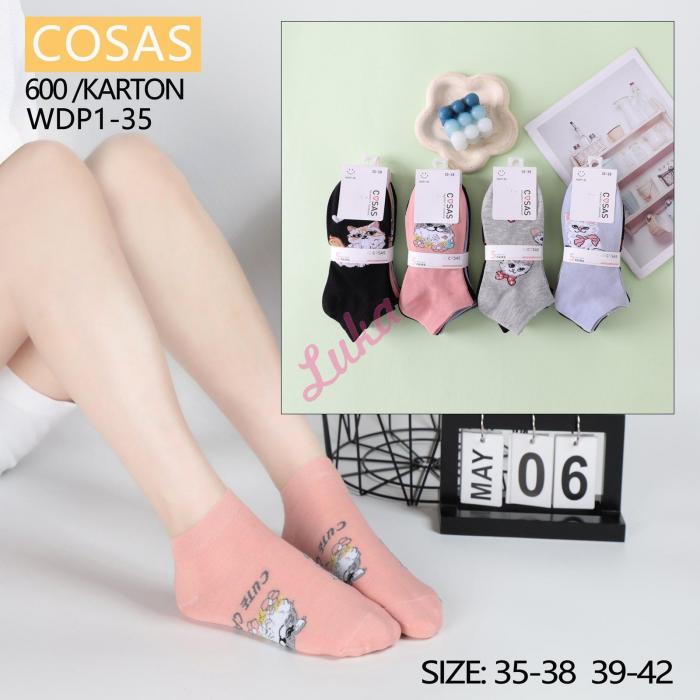 Women's low cut socks Cosas WDP1-34