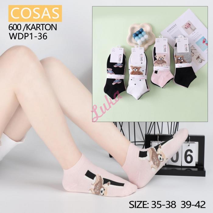 Women's low cut socks Cosas WDP1-35