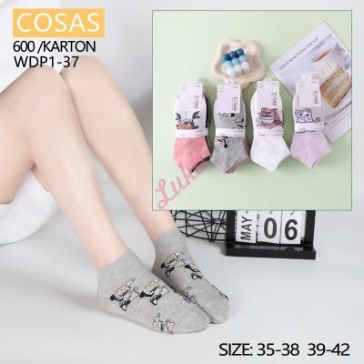 Women's low cut socks Cosas WDP1-37