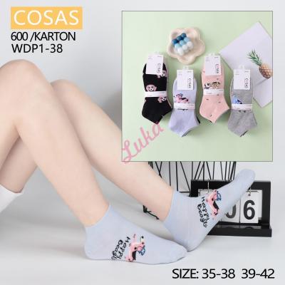 Women's low cut socks Cosas WDP1-38