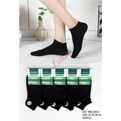 Women's low cut socks bamboo Oemen WBL300-2