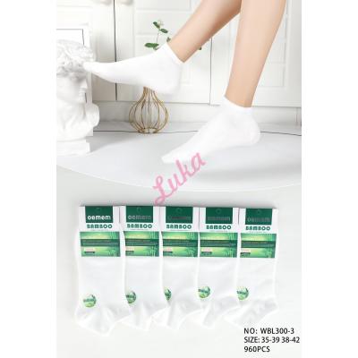 Women's low cut socks bamboo Oemen WBL300-3