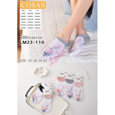 Women's low cut socks Cosas LM23-110