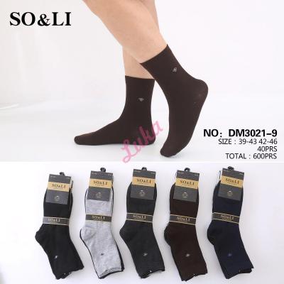 Men's socks SO&LI DM3021-9