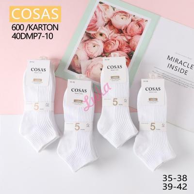 Women's low cut socks Cosas 40DMP7-10