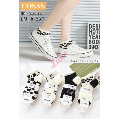 Women's low cut socks Cosas LM18-237