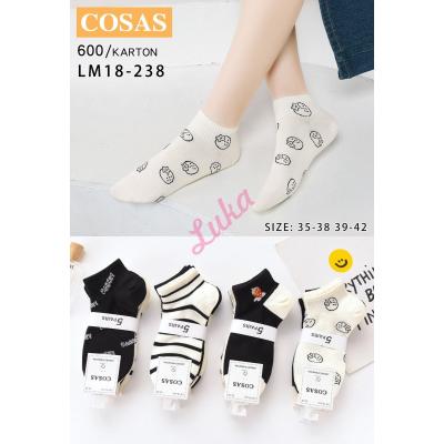 Women's low cut socks Cosas LM18-238