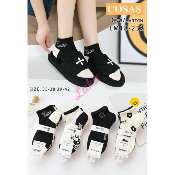 Women's low cut socks Cosas LM18-