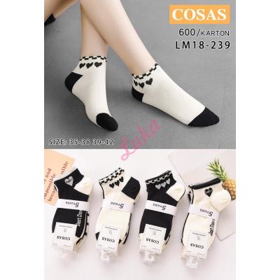 Women's low cut socks Cosas LM18-239