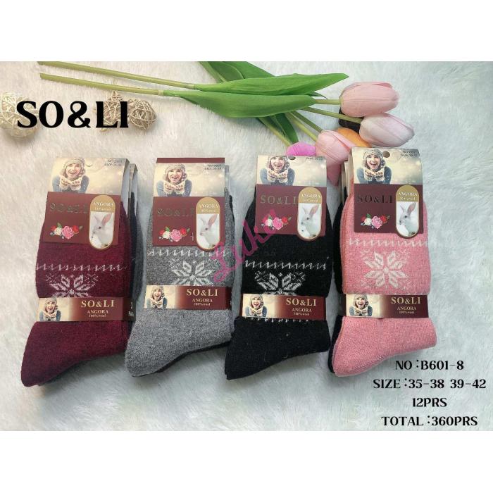 Women's Socks So&Li Angora B601-2