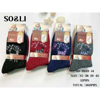 Women's Socks So&Li Angora B601-8