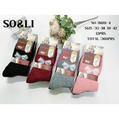 Women's Socks So&Li Angora B601-12