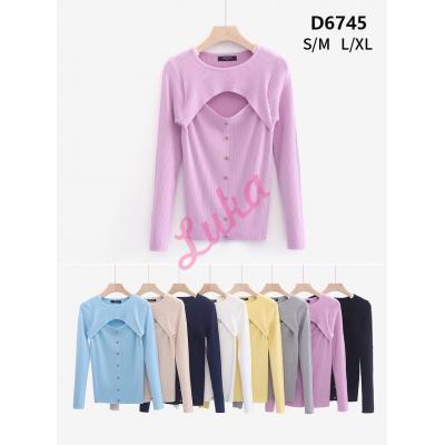 Women's sweater D6745