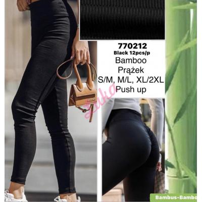 Women's black pants 770212