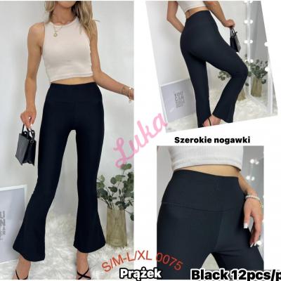 Women's black pants 0075