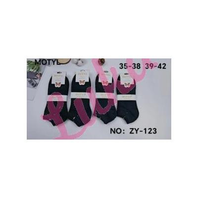 Women's low cut socks Motyl 123