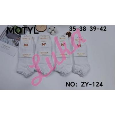 Women's low cut socks Motyl 124