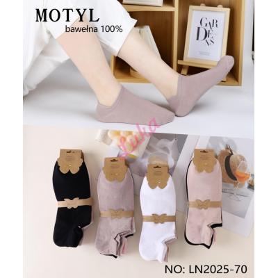 Women's low cut socks Motyl 2025-70