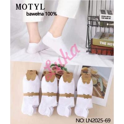 Women's low cut socks Motyl 2025-82