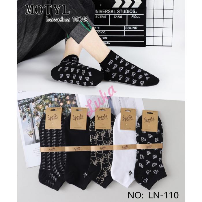 Women's low cut socks Motyl LN-113