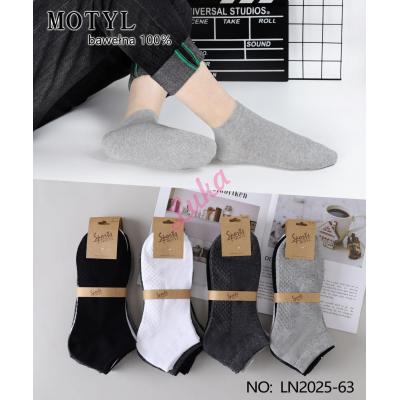 Men's low cut socks Motyl 2025-63