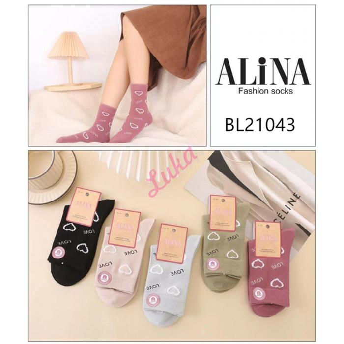 Women's socks Alina bl21043