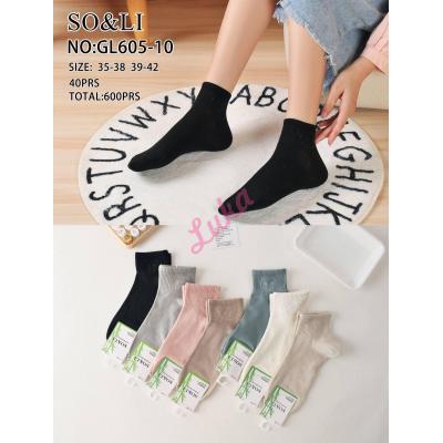 Women's bamboo Socks So&Li GL605-5