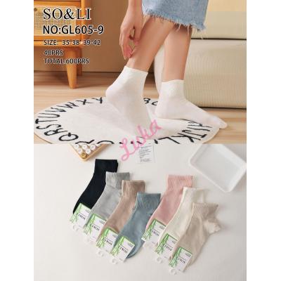 Women's bamboo Socks So&Li GL605-9